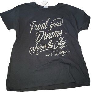 Dolly Parton T-shirt Paint Your Dreams Across the Sky Shirt Black XXL 2XL Ladies